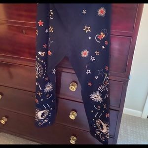 Johnny Was evil eye legging. Worn twice.Size L